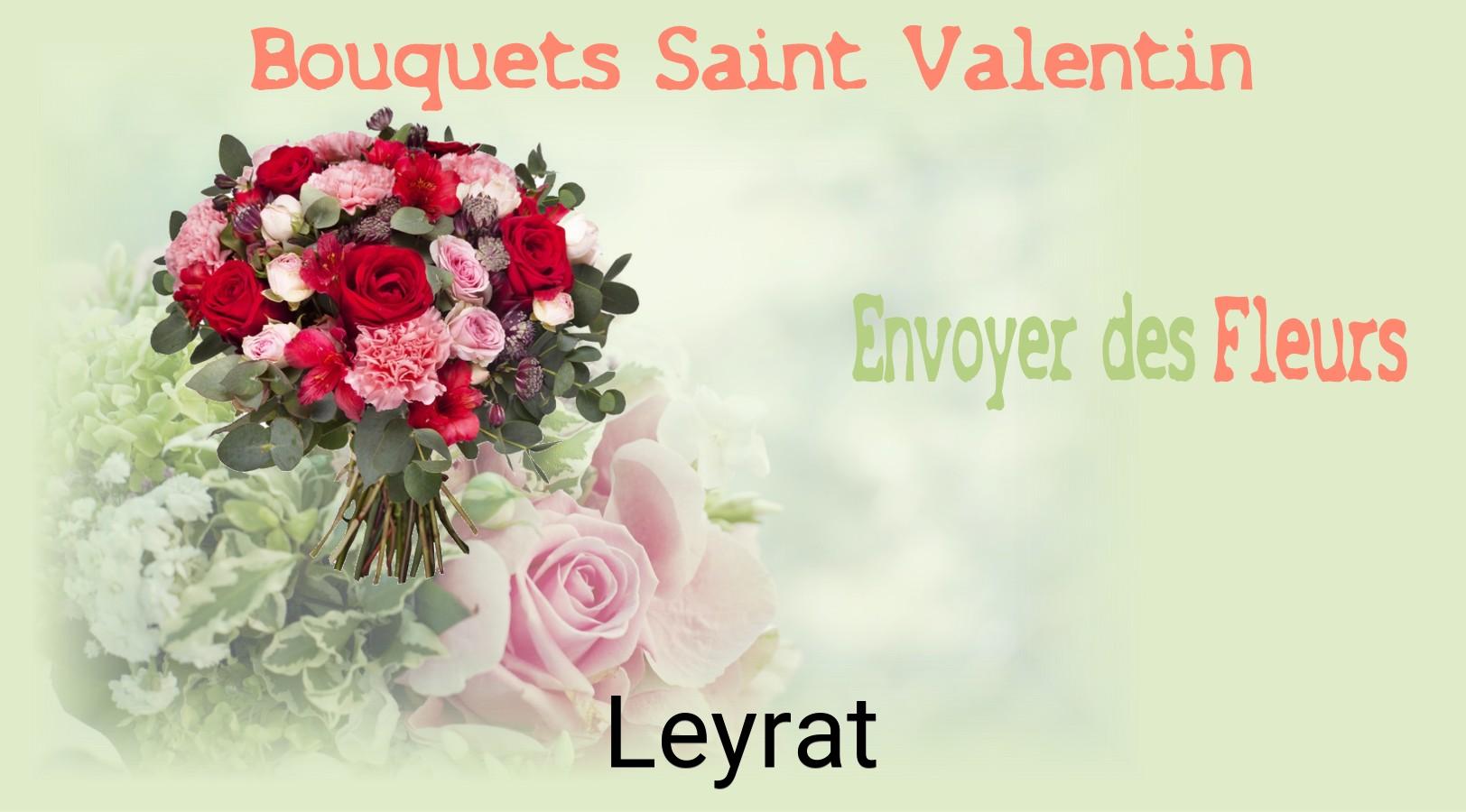Roses de Saint-Valentin livrées à Leyrat